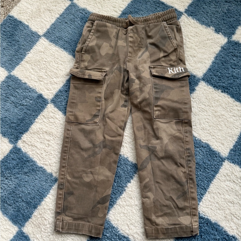 Kith Kids Brown Camo Cargo Pants